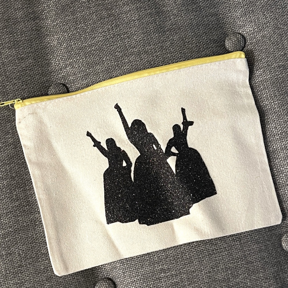 Eliza & Schuyler Sisters Hamilton Canvas Pouch